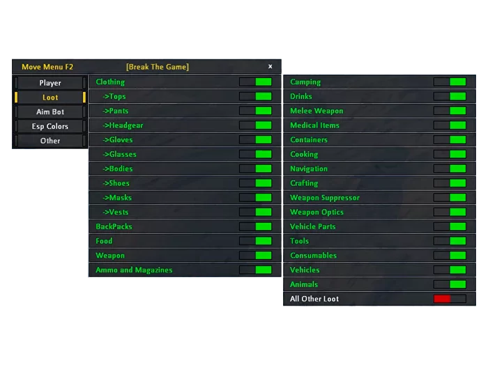 BTG чит для DayZ - скриншот 2